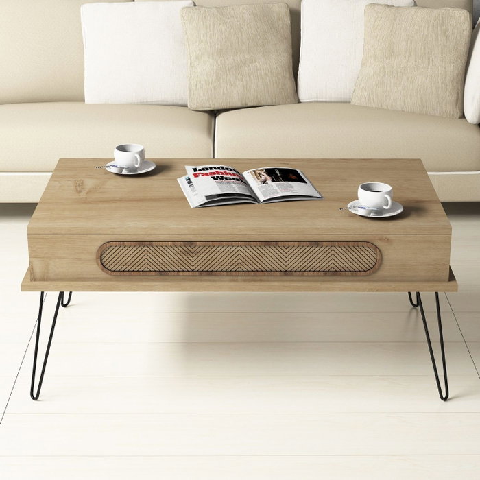 Hanah Home Mesa de centro Ekol - Oak